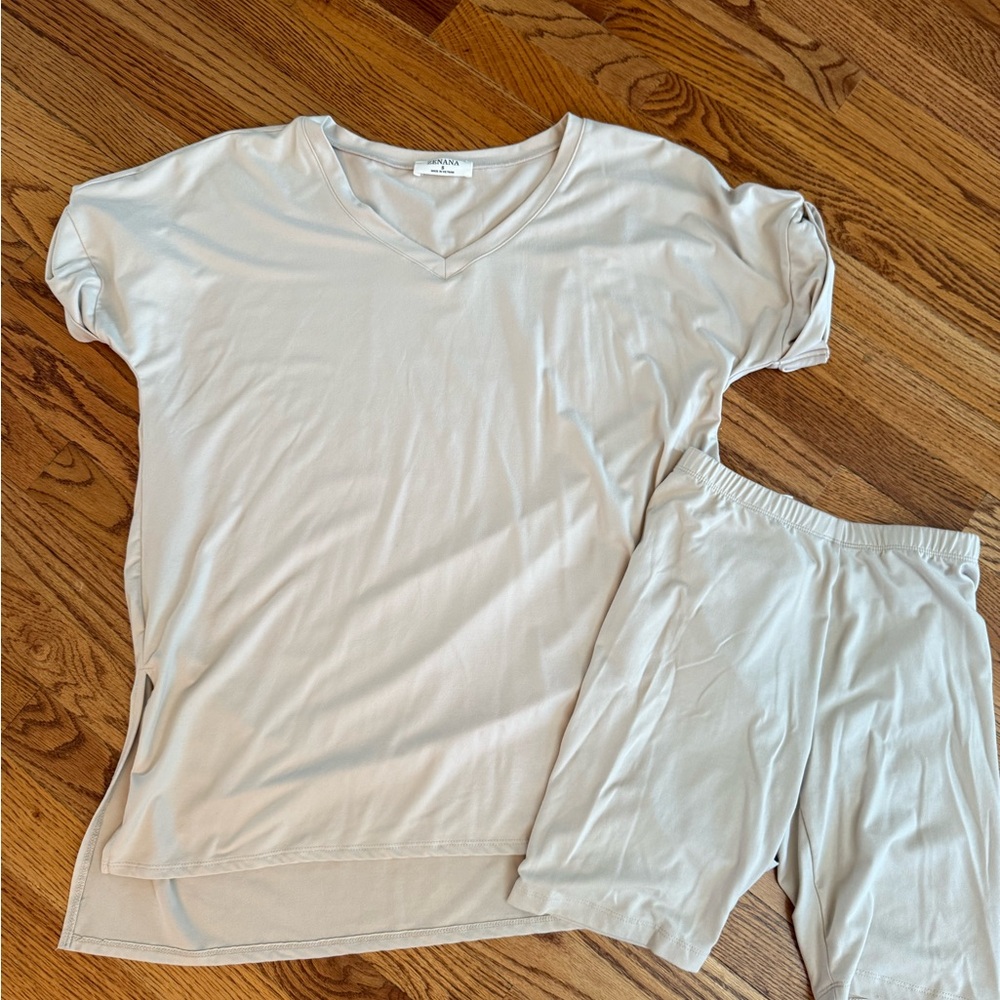 Zenana Outfitters Tan Set